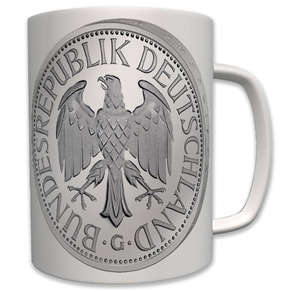 Deutsche Mark D-Mark Geld Währung Münze Sammlung - Tasse #7290