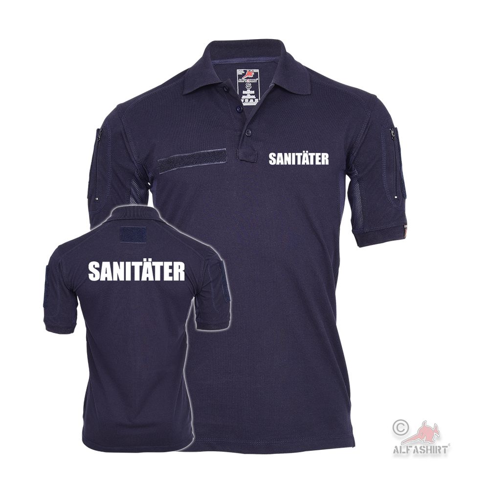 Tactical Polo Sanitäter Rettungssanitäter Rettungsdienst Helfer Bekleidung#36154