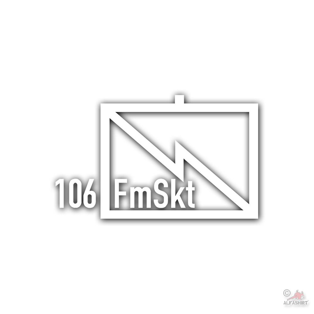 Sticker Tactical Sign 106 Telecommunication Sector Wireless FmSkt Symbol 23x14cm #A4666