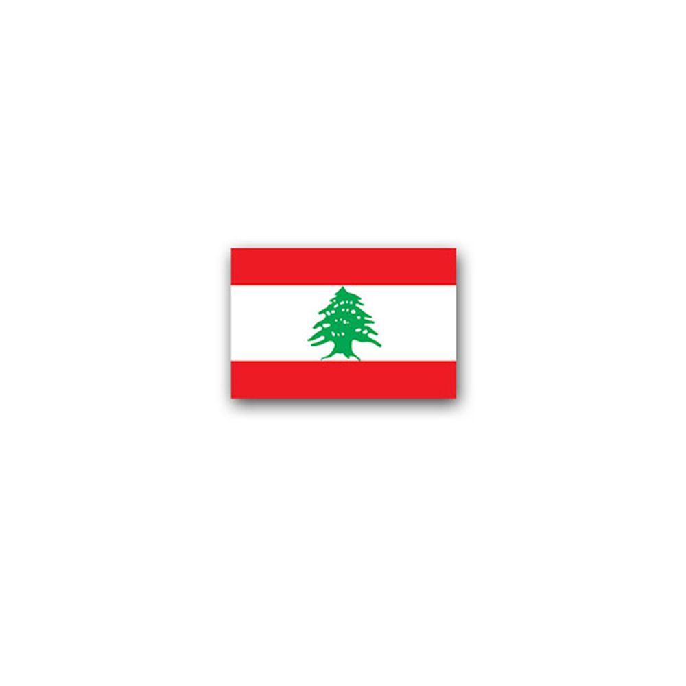 Aufkleber/Sticker Libanon Flagge Republik Staat Vorderasien Beirut 11x7cm A3000