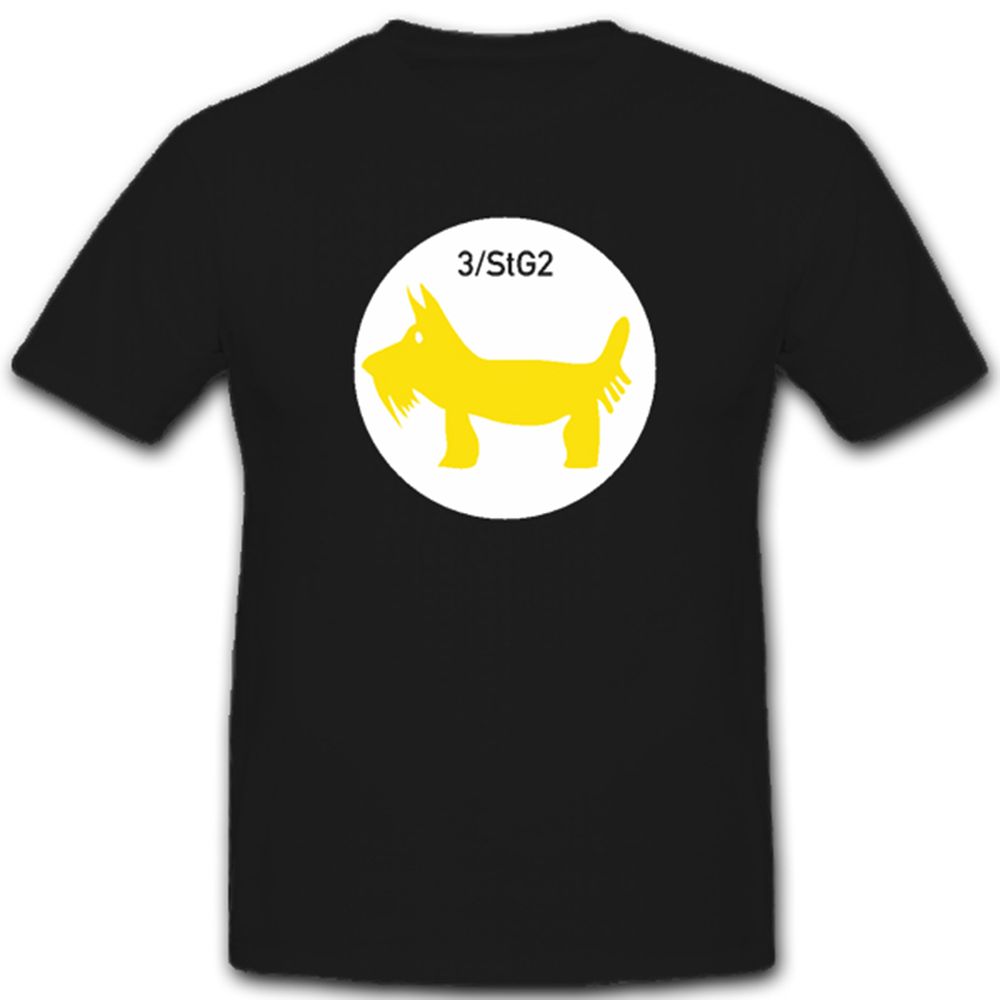 3. Staffel StG 2 Sturzkampfgeschwader Luftwaffe Wappen Emblem - T Shirt #4578