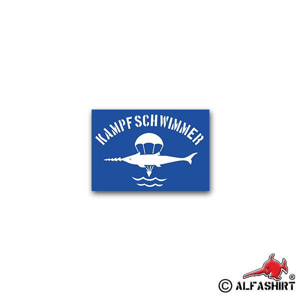 Sticker German Navy Diver Company Eckernförde 10x7cm A2145