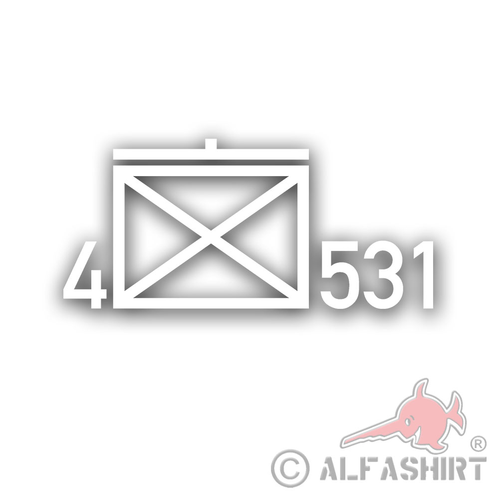 JgBtl 531 Tactical Mark Sticker Hunter Company Battalion 10x5cm # A4570