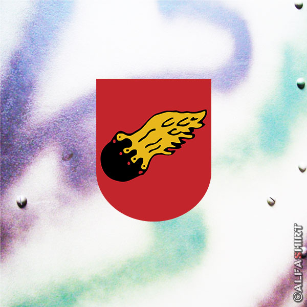 Sticker Tank Artillery Battalion 35 PzArtBtl Coat of Arms 5x4cm A663