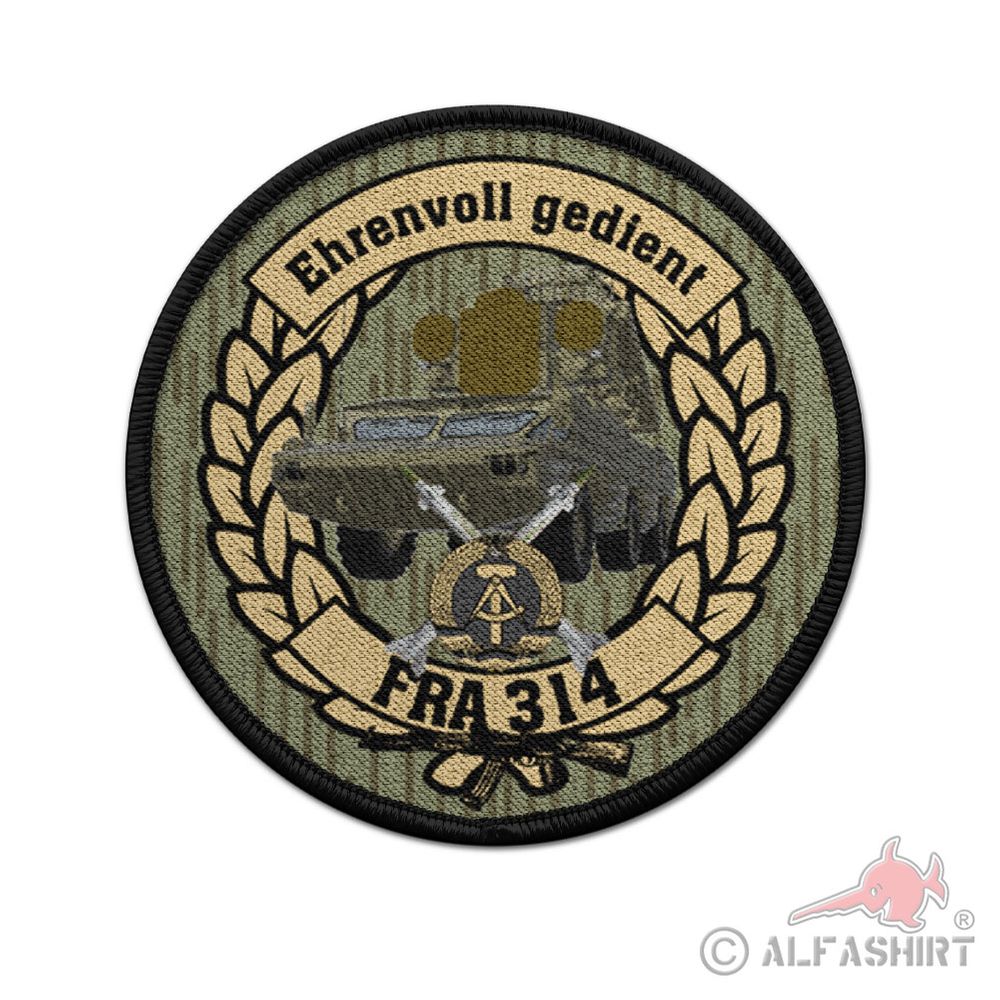 Patch 9cm Ehrenvoll Gedient Nationale Volksarmee FRA 314 #42449