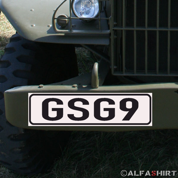 Magnetschild GSG9 Grenzschutzgruppe 9 für KFZ Fahrzeuge #A182