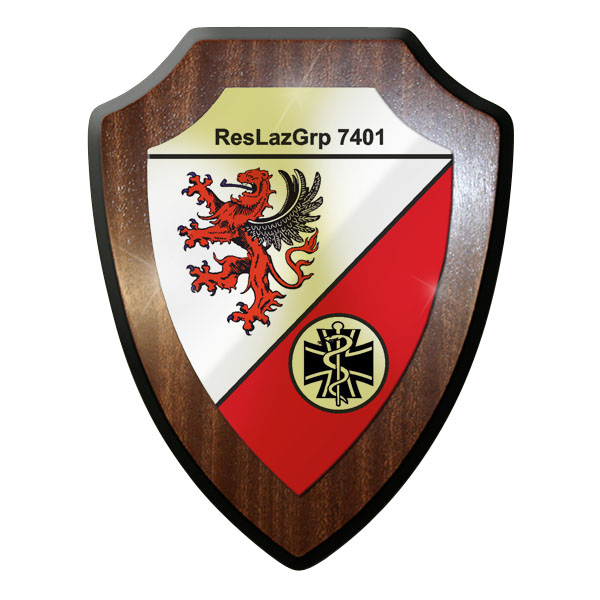 Wappenschild- ResLazGrp 7401 Reservelazarettgruppe Bundeswehr Heer #11999