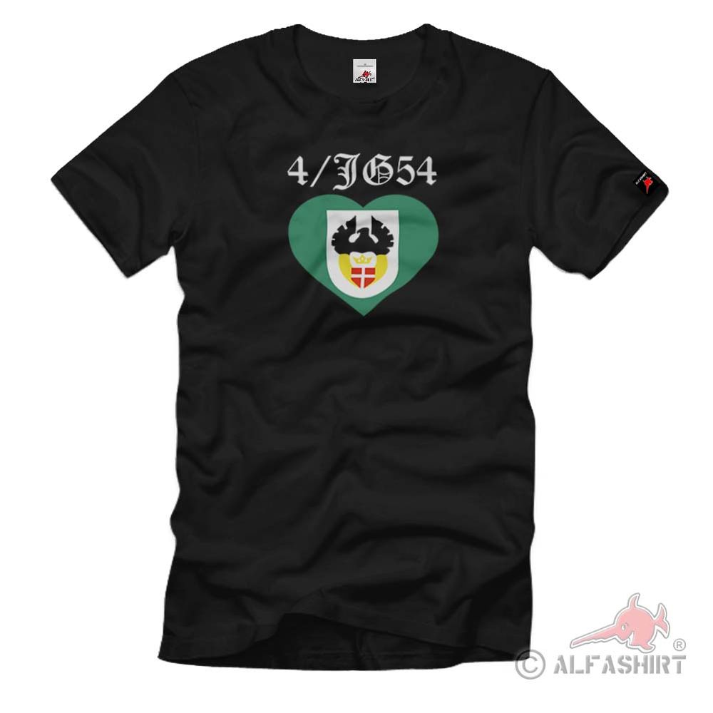 IVJG-54 Jagdgeschwader 54 Grünherz Geschwader Emblem T Shirt#1810