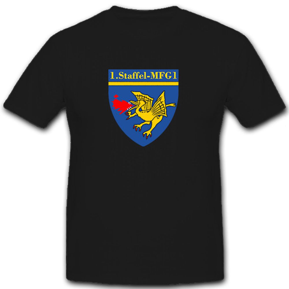 1. Staffel MFG 1 Marinefliegergeschwader 1 Bundeswehr BW Wappen - T Shirt #7456