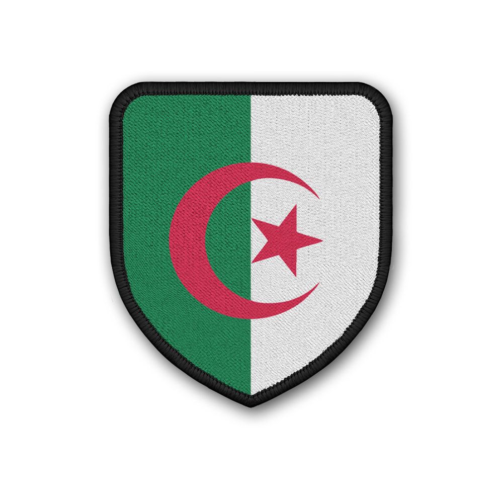 Patch Flagge von Algerien Land Staat Wappen Flagge Zeichen Nation Aufnäher#21390