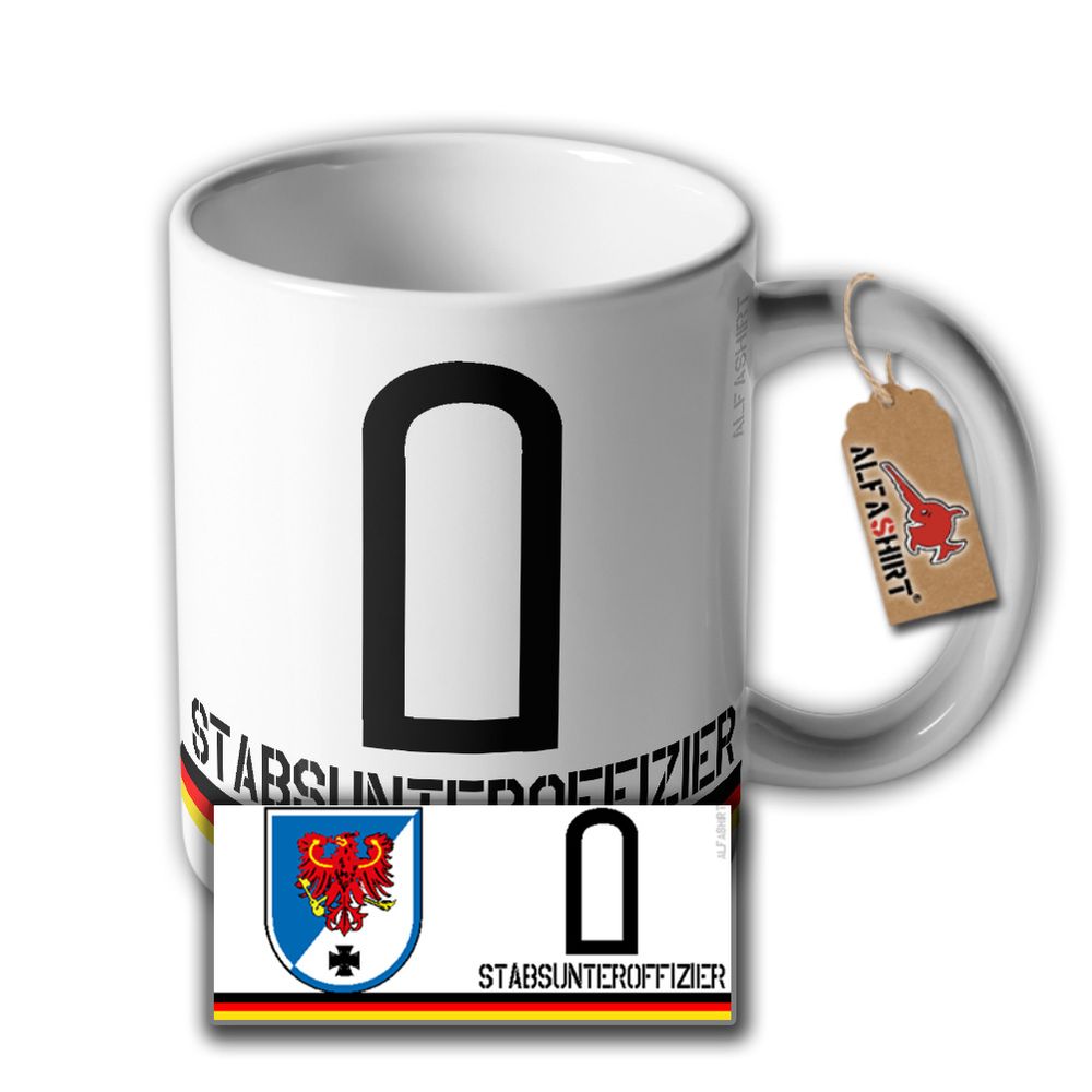 Tasse StUffz LogBtl 172 Bundeswehr Becher Beelitz Logistkbataillon #32989
