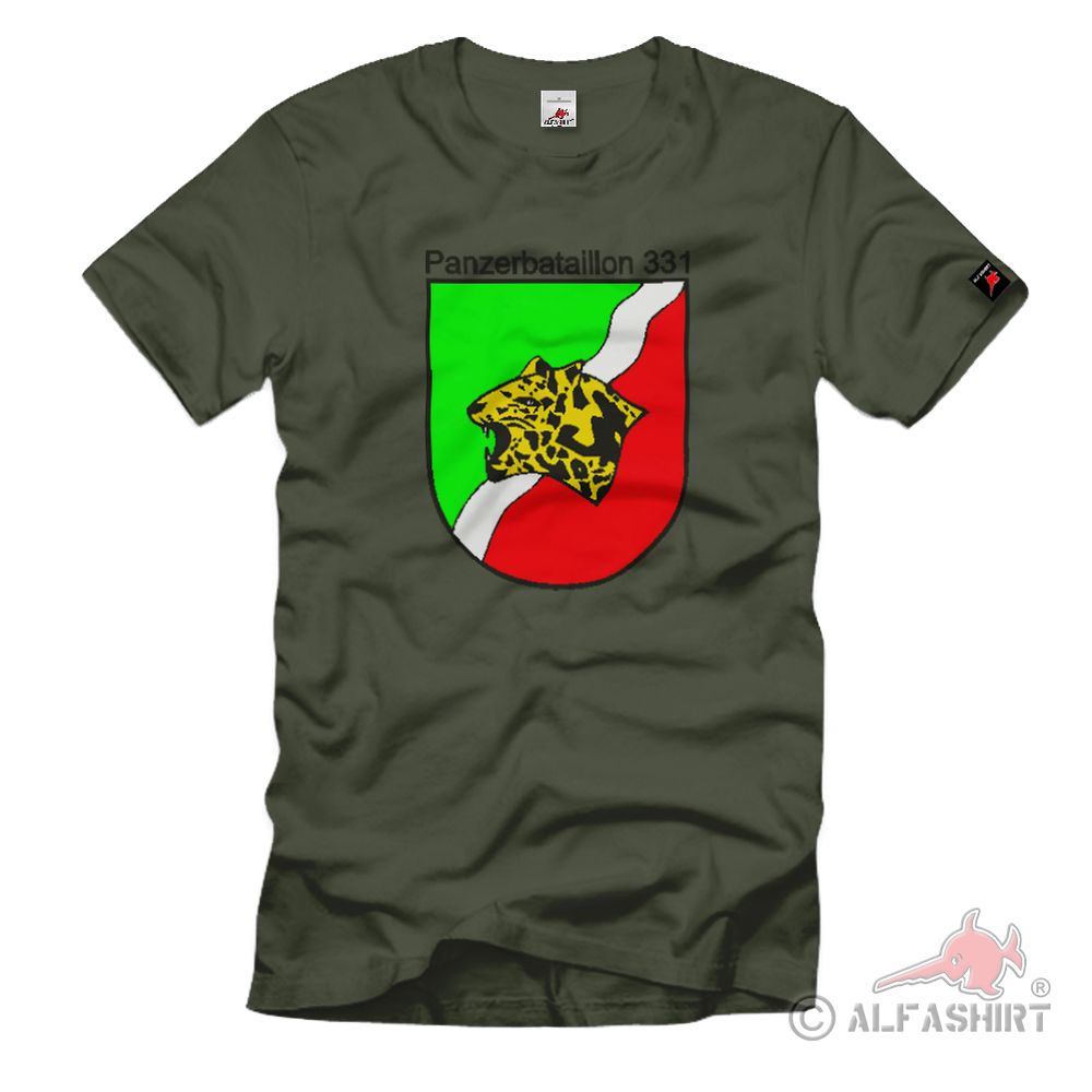 Panzerbataillon 331 Bundeswehr Panzer Pzbtl331 Coat of Arms Logo Celle Badge - T Shirt # 1284