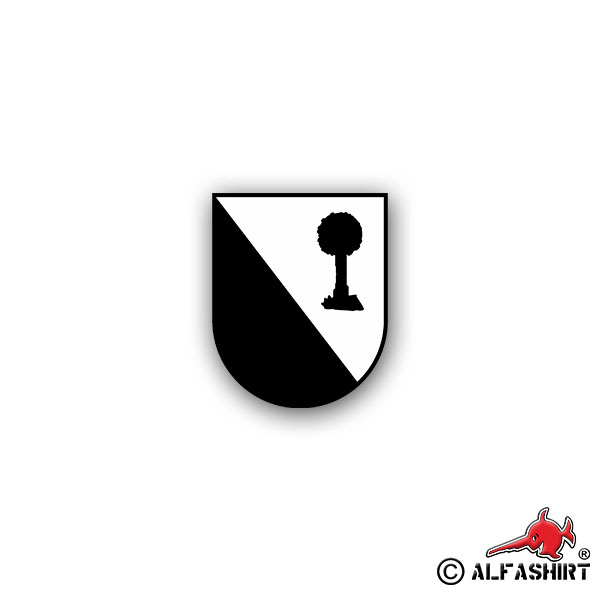 PzBtl 424 sticker decal tank battalion army Germany 6x7cm A1830