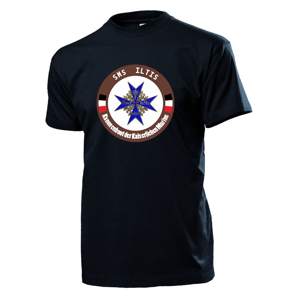 SMS Iltis Marine Kaiser Wilhelm Kanonenboot Ostasien Kolonien - T Shirt #11522