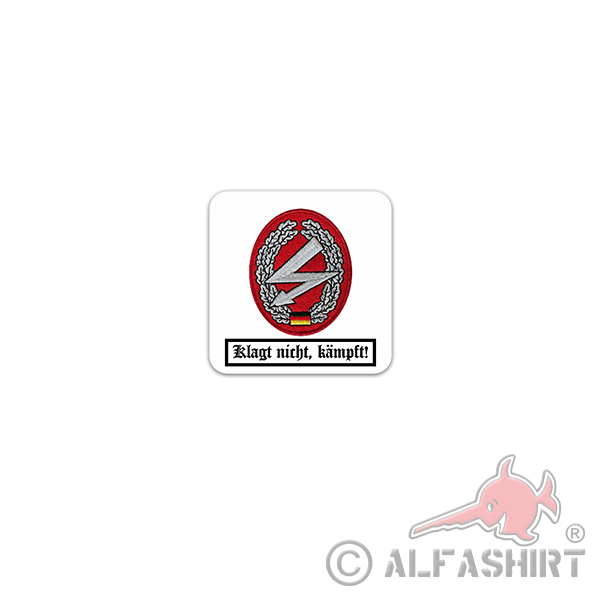 Sticker Beret Badge Insert Guide 7x7cm A3181