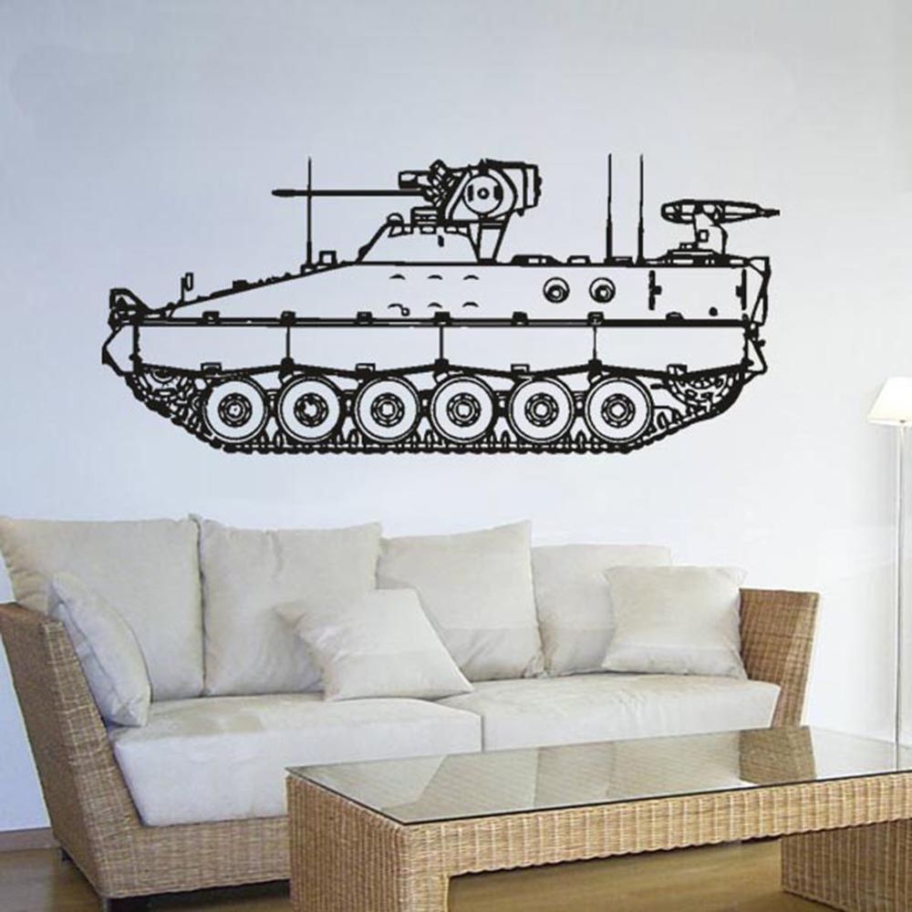 Spz Marder Bundeswehr Fahrzeug Schützenpanzer- (ca. 45x100cm schwarz) #3572