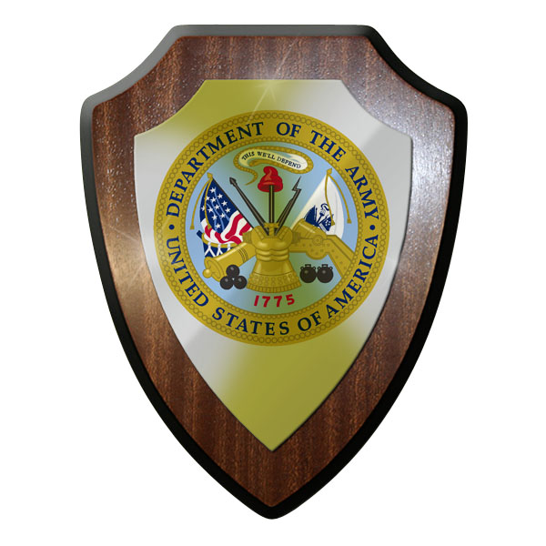 Wappenschild / Wandschild -United States Department of the Army Stab #9647