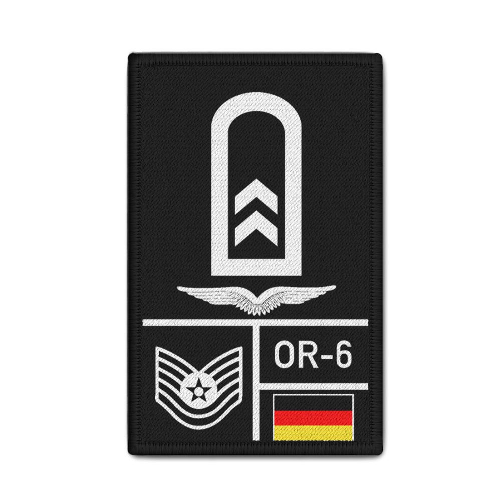 Rank Patch Bundeswehr Heer Luftwaffe Marine Schwarz #BW-Patch