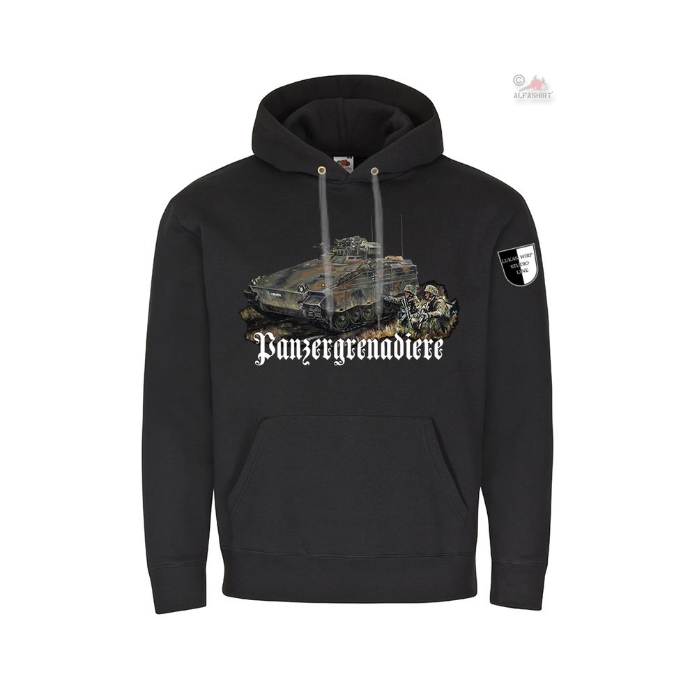 Hoodie Lukas Wirp Grenadiere Bundeswehr PzGrenBtl 33 41 42 43 51 212 371 #32196