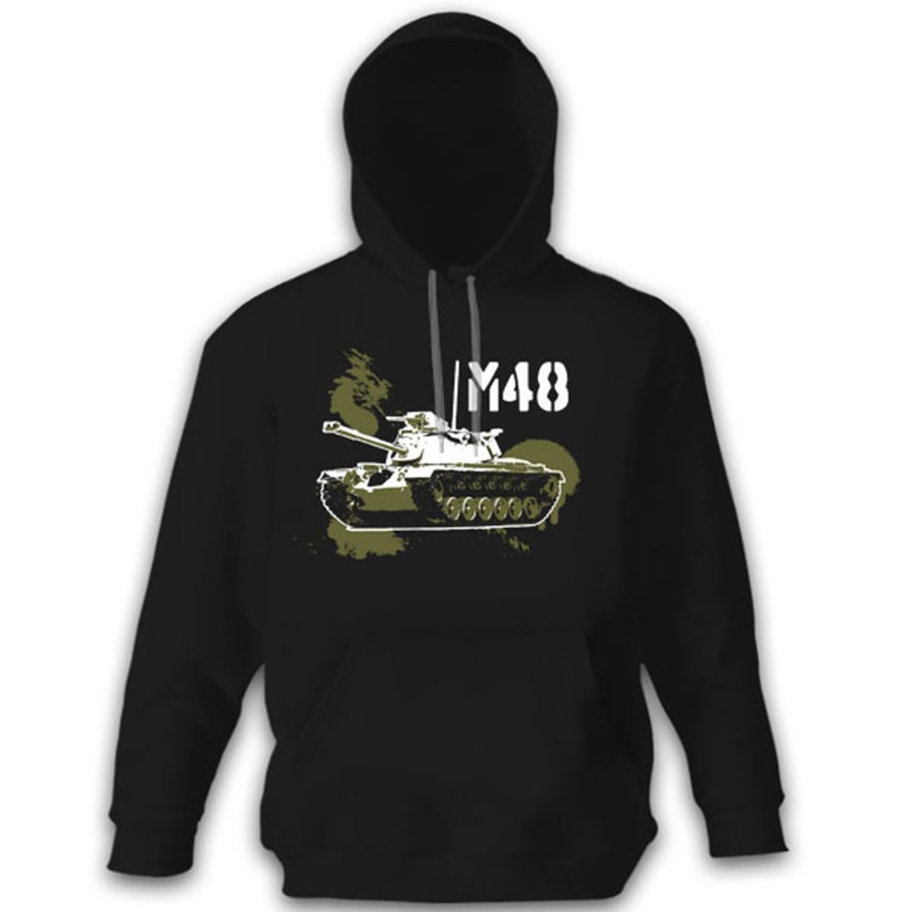 M48 Bundeswehr Panzer US Army Amerika Patton Kampfpanzer - Kapuzenpullover #7851