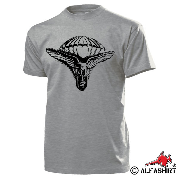 Fallschirmspringerabzeichen Slowakei Springer Abzeichen Rundkappe T Shirt #17010