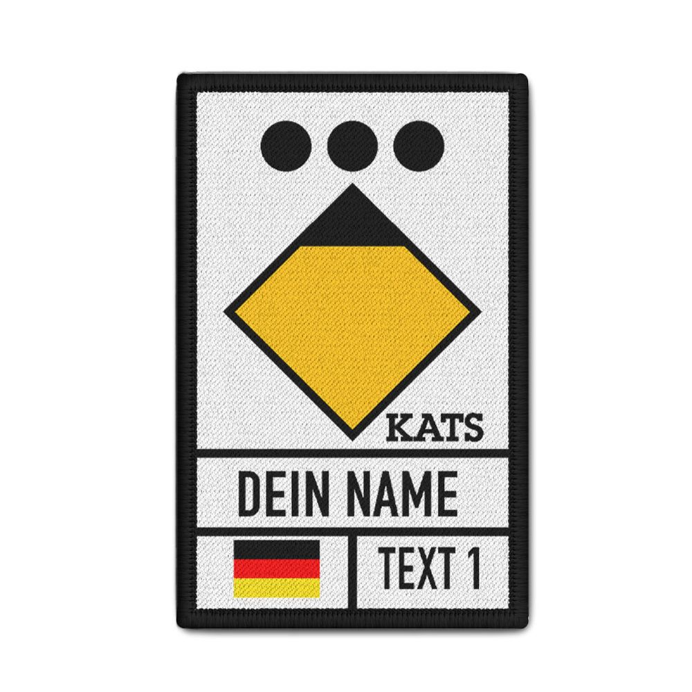 Zeichen Zugführer KATS Katastrophenschutz Einsatzkräfte Rank Patch 9,8x6cm 44737