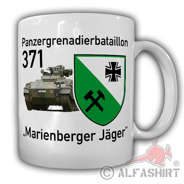 PzGrenBtl 371 Marineberger Jäger Panzergrenadierbataillon BW - Tasse #17586