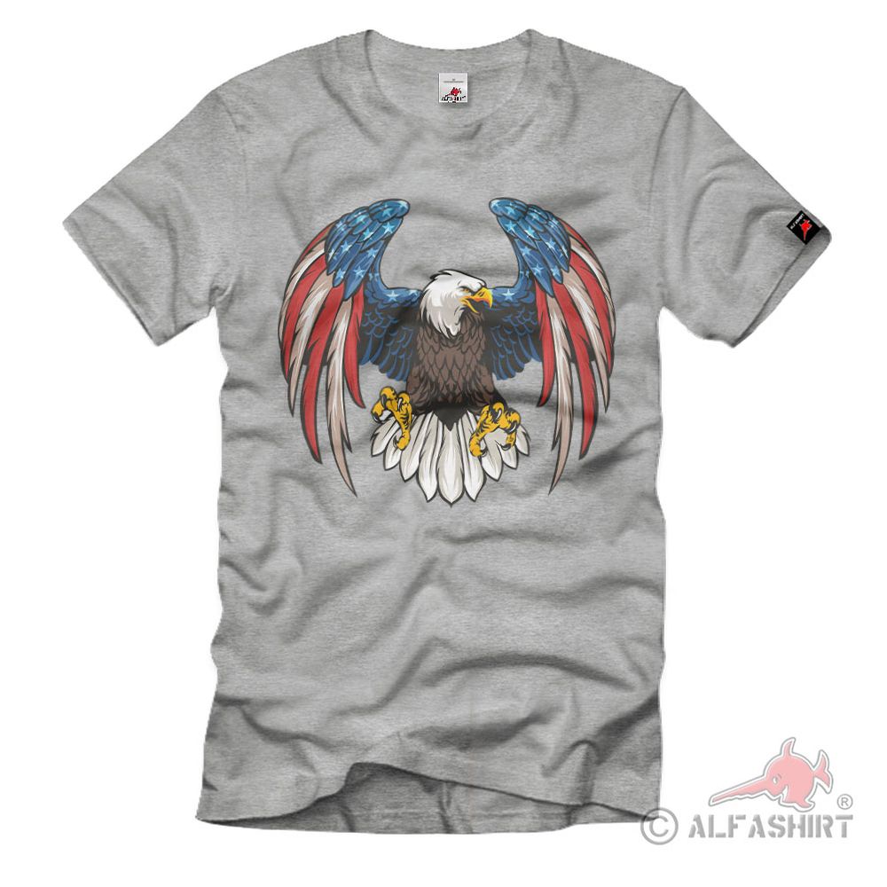Eagle Flag America USA United States Heraldic Animal President T-Shirt#38970