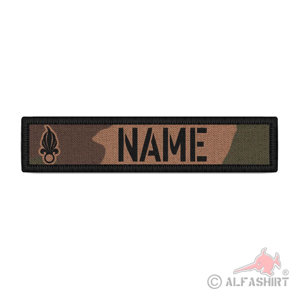 Namensschild Patch Légion étrangère mit Namen Französische Fremdenlegion #39039
