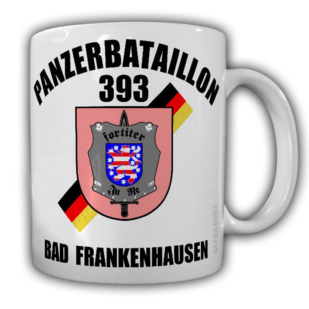 Tasse Panzerbataillon 393 PzBtl 393 Bad Frankenhausen Leo2 #24433