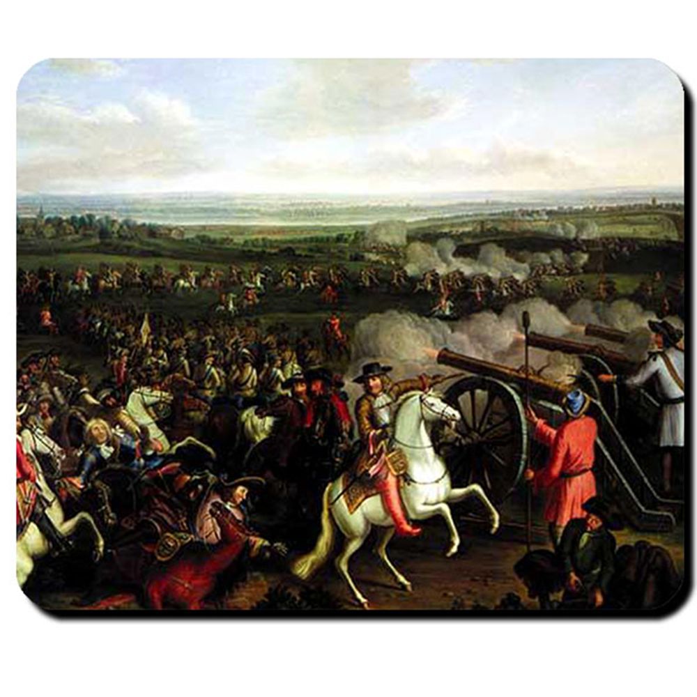 Fehrbellin Schlacht Gemälde Dismar Degen Brandenburg Preußen Mauspad #16404