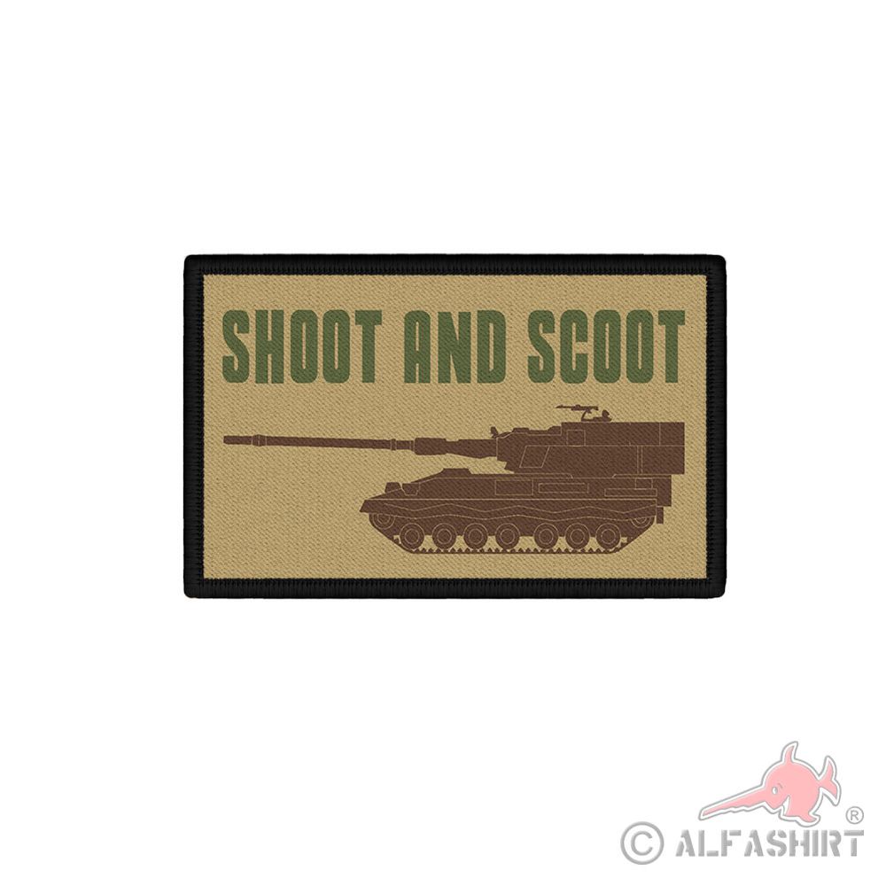 Patch Shoot and Scoot Artillerie schießen und abhauen PzH2000 Bundeswehr #40629