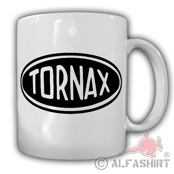TORNAX Emblem Logo Motorrad Hersteller Fahrzeugbau Oldtimer Fan - Tasse #18668