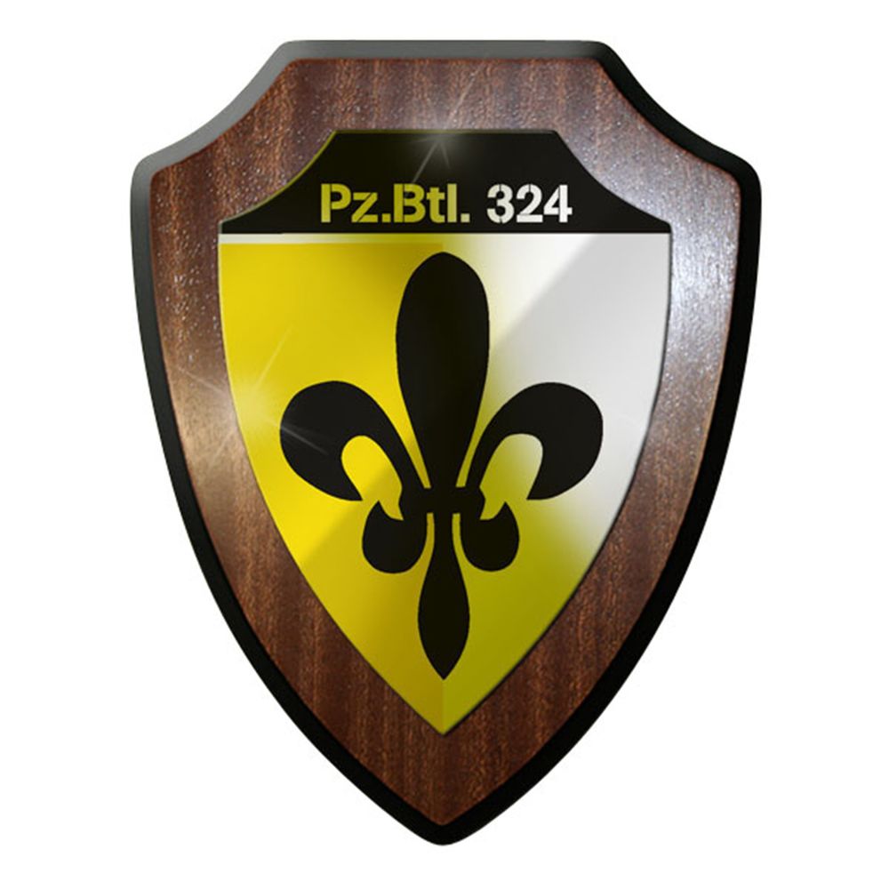 Wappenschild / Wandschild / Wappen - PzBtl 324 Panzerbataillon Panzer #8423