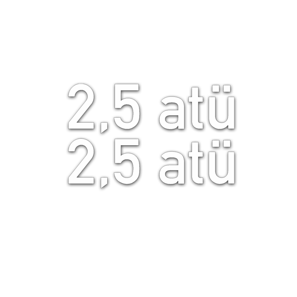 2.5 atü tire pressure sticker team motorcycle bike 2x 1,5x5cm # A5308