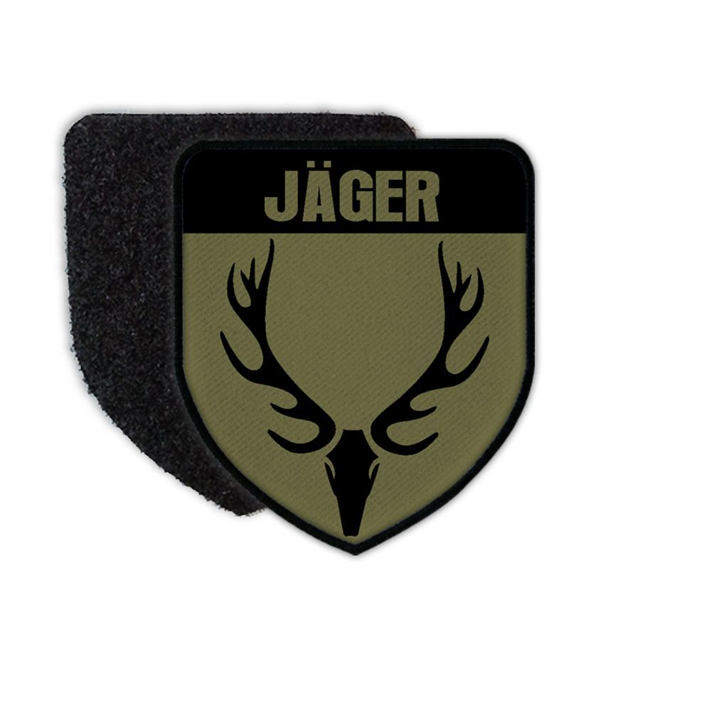 Patch hunter badge hunting ground ranger hunting protection deer antler head # 34684