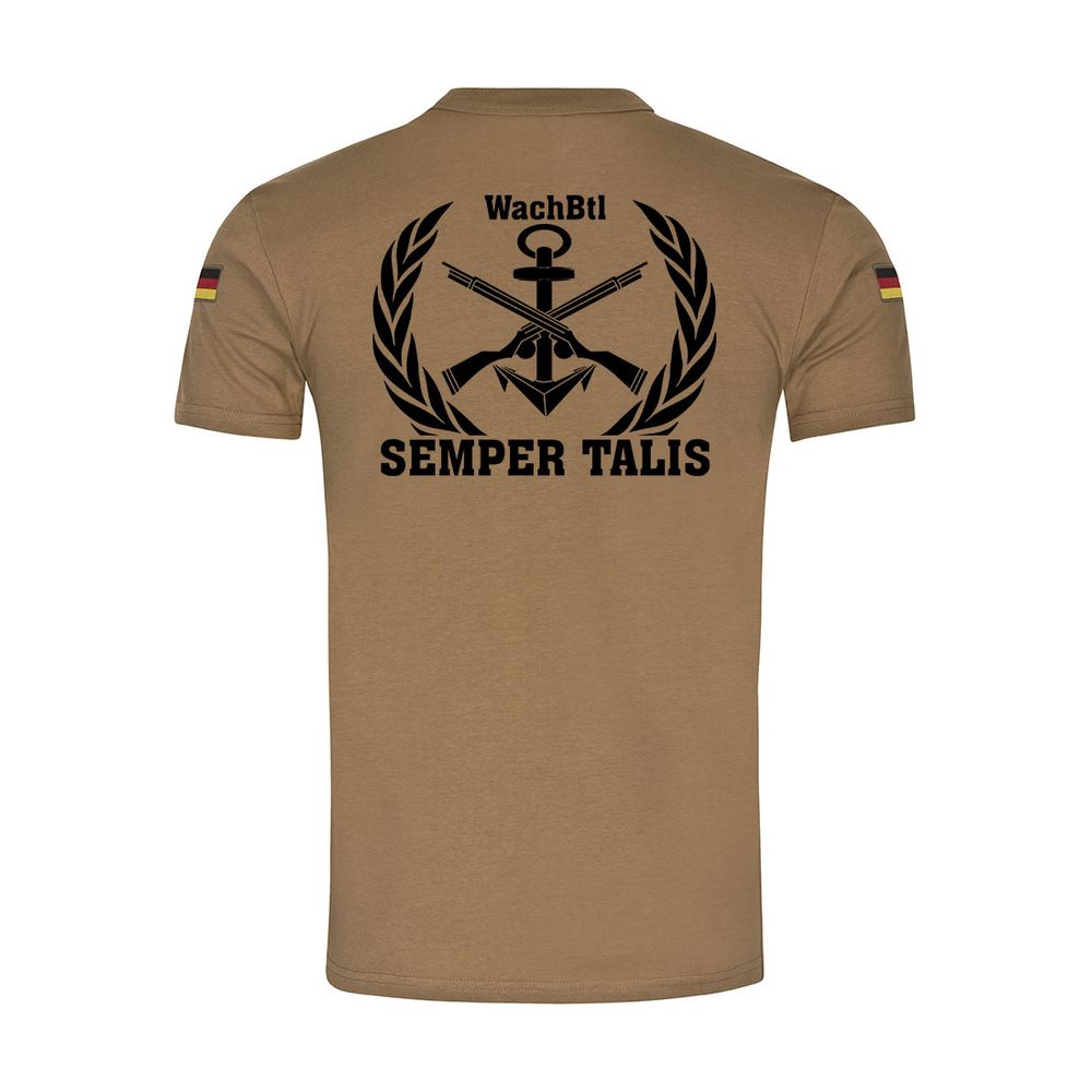BW Tropen 4 WachBtl BMVg Semper talis Siegburg Objektschutz Marine T-shirt#32466