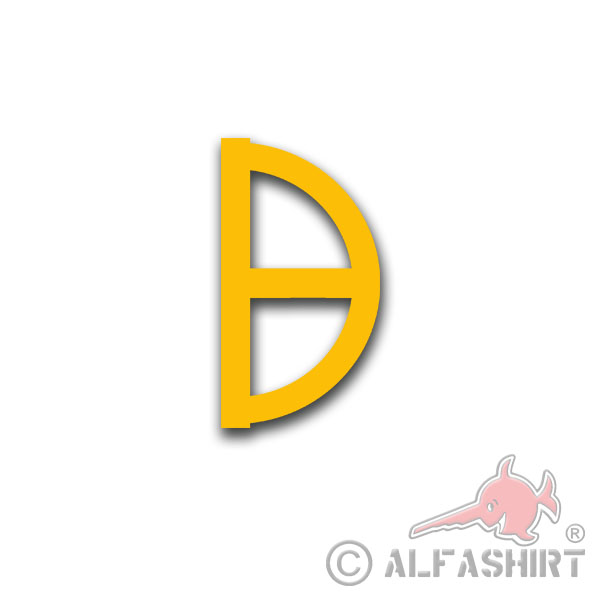 Aufkleber/Sticker 21 Panzer Division PzDiv Wappen Symbol Normandie 10x5cm A2963