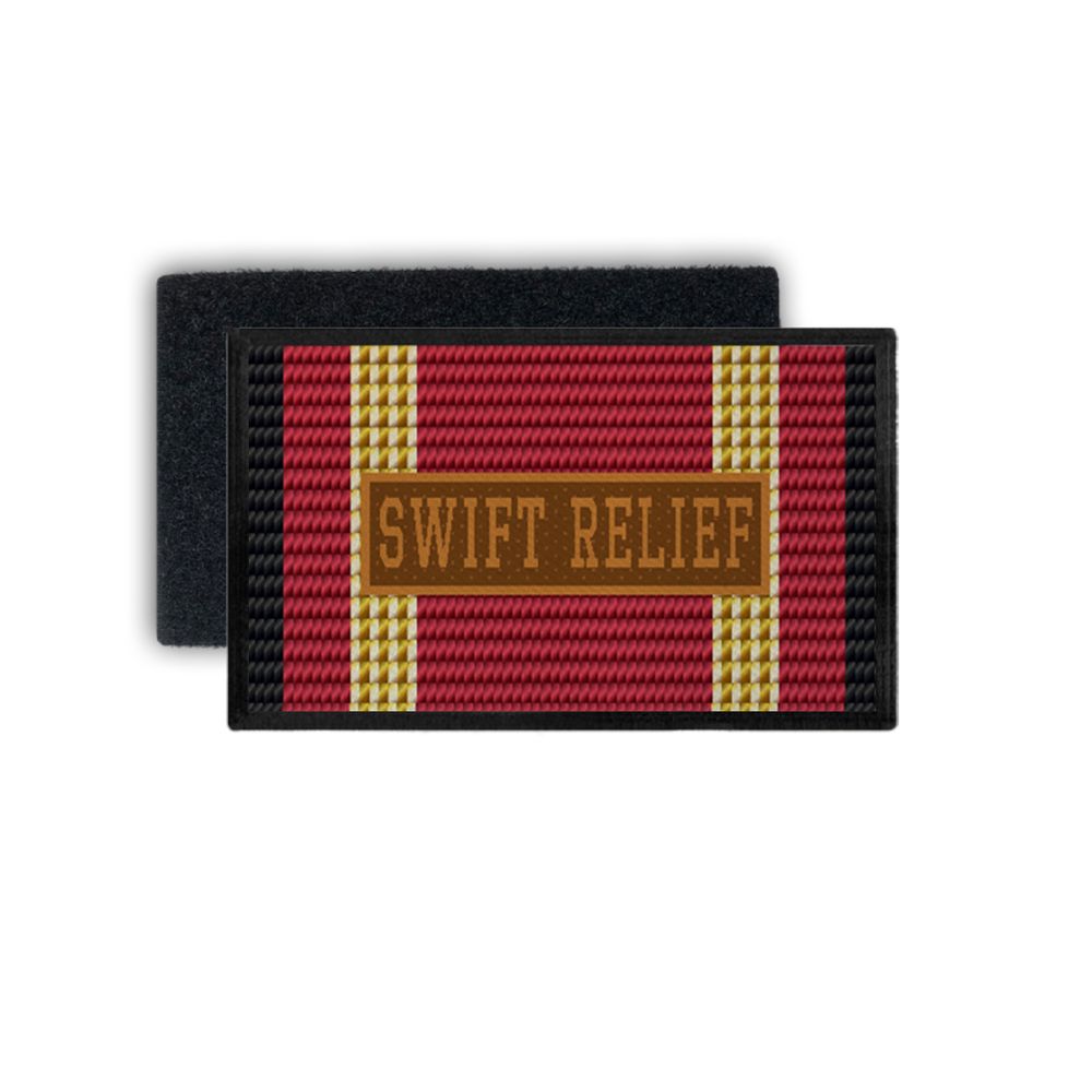 Use ribbon buckles SWIFT RELIEF Patch Humanitarian Award Help # 33790