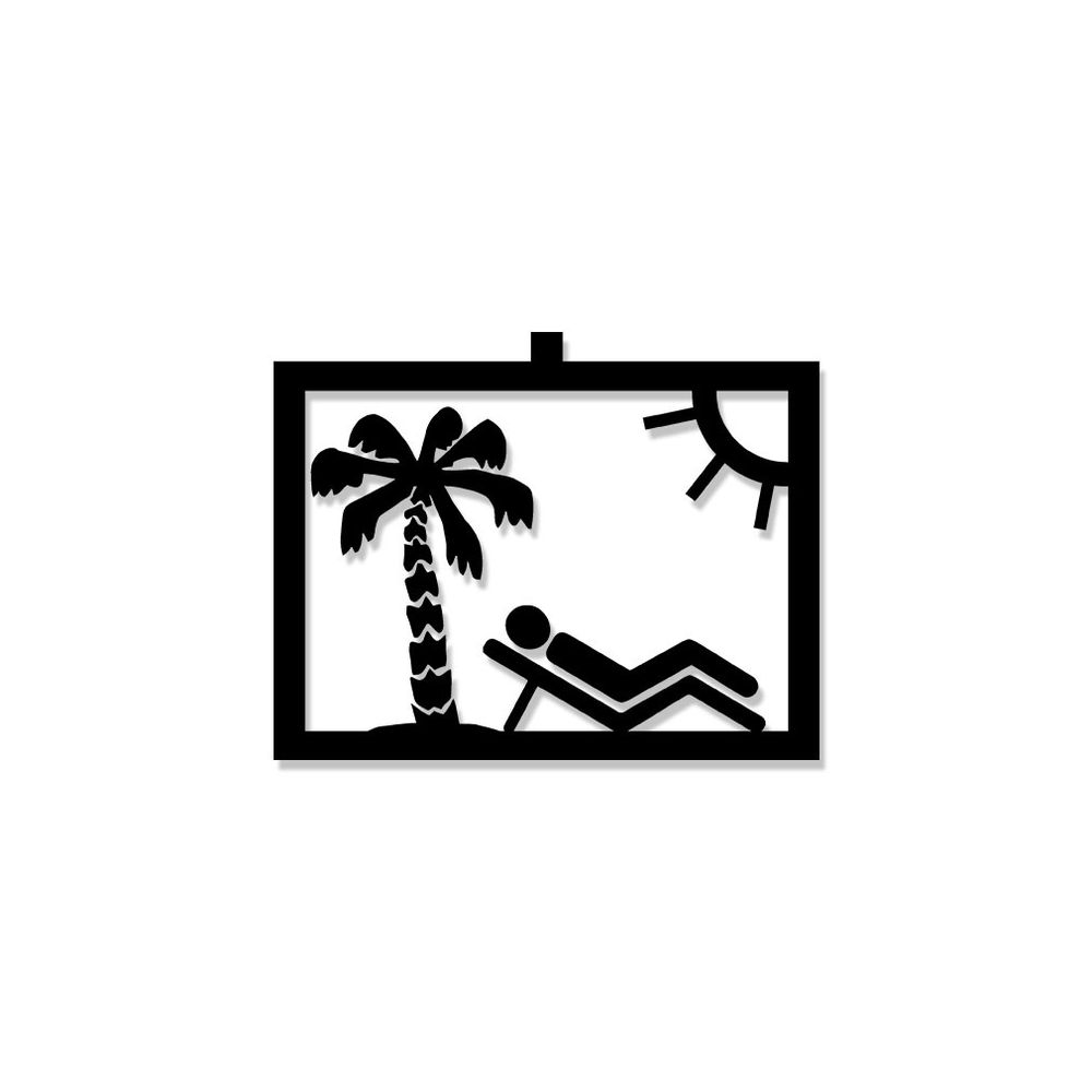Tactical sign holiday caravan camper sticker 45x34cm A5210