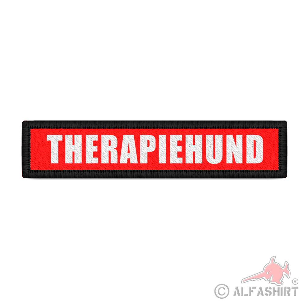 Patch Therapie-Hund Hinweis  Abzeichen Warnung Hilfe #44176