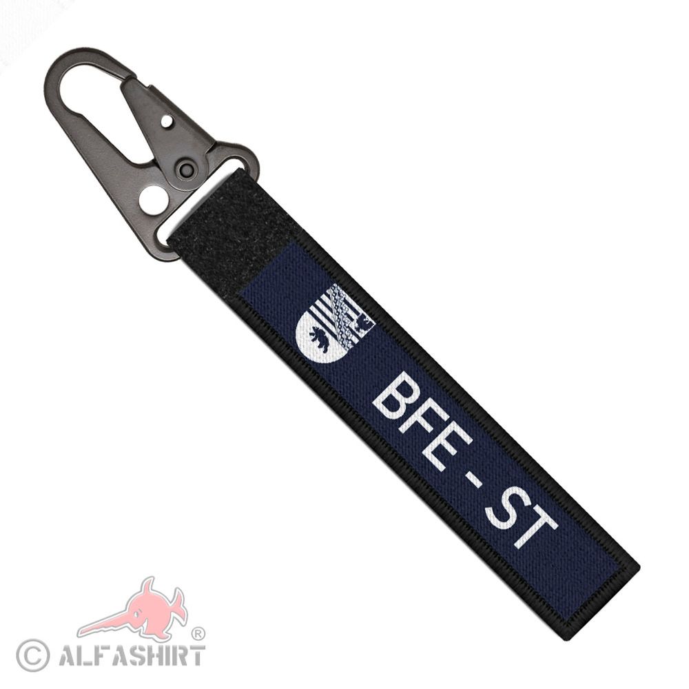 Tactical key ring BFE Sachsen-Anhalt ST Police Evidence Preservation # 37759