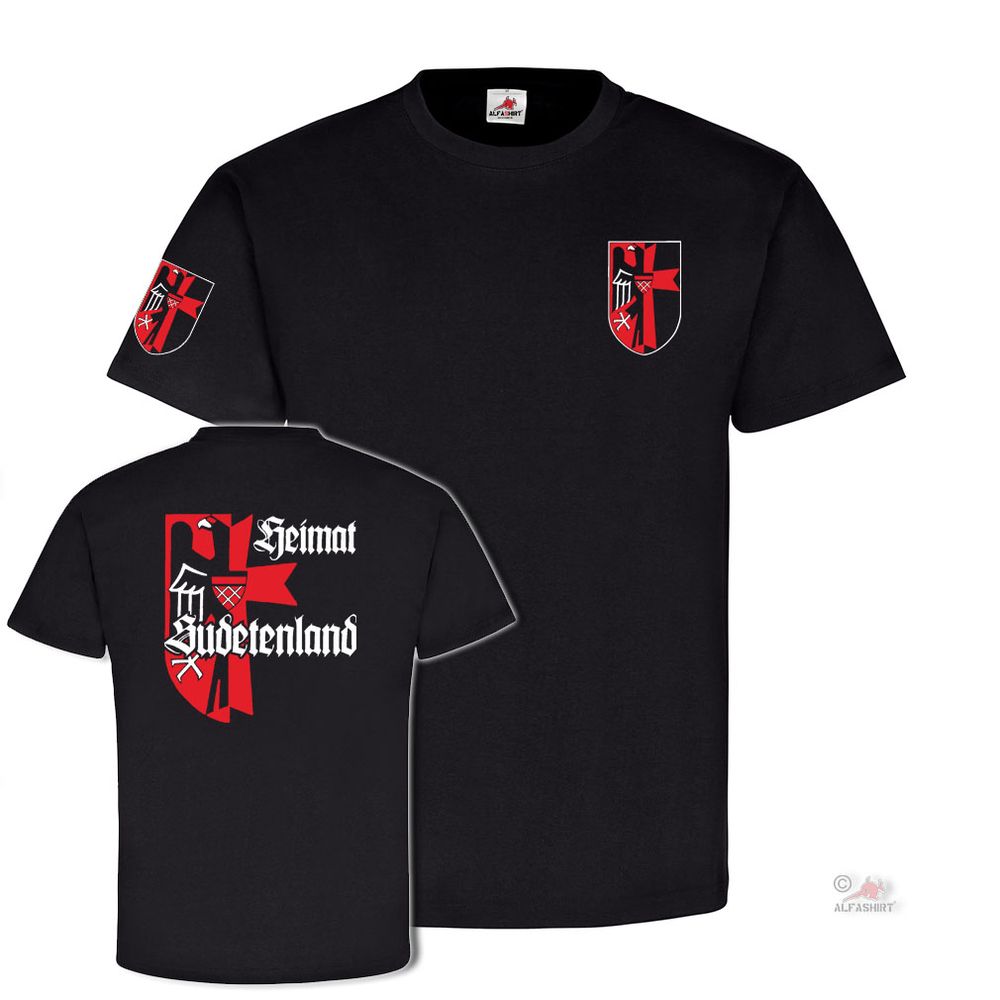 Sudetenland Home Sudeten Sudeten German Coat of Arms Badge - T Shirt # 18496