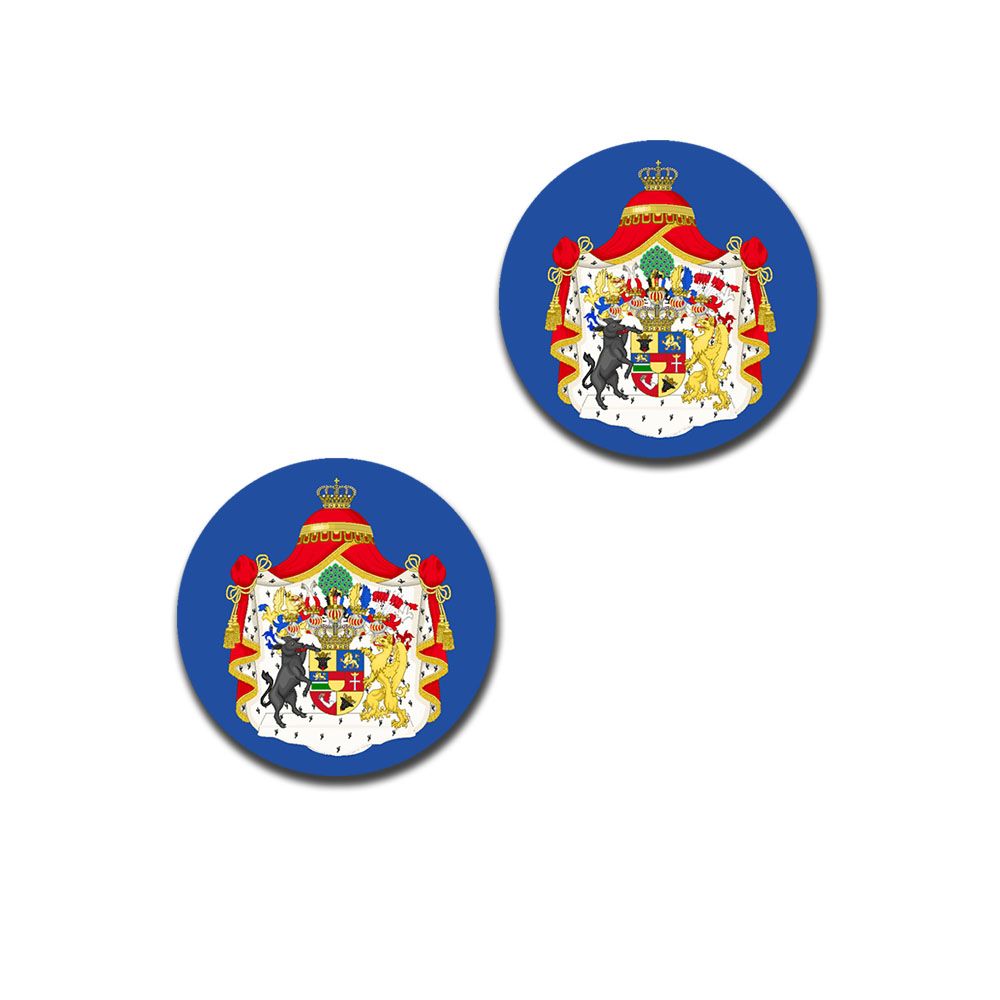 Mecklenburg Strelitz Kfz Kennzeichen Europa Stern Sticker 3,5cm #A5487