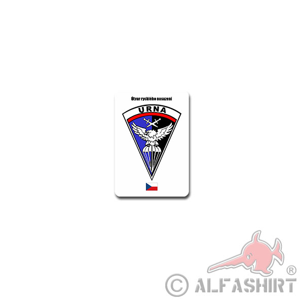 URNA Útvar rychlého nasazení Aufkleber Sticker URNA Spezialeinheit 5x7cm#A4164