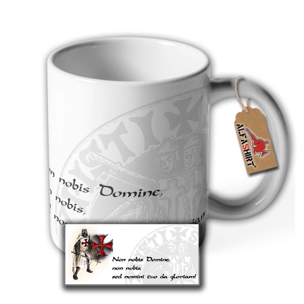 Tasse Tempelritter Orden Ritterorden Ritter Motto Psalm 115 1 Kaffee #36189