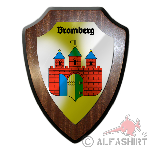 Wappenschild Bromberg Polen Heimat Herb Bydgoszczy Thorn Pommern #25922