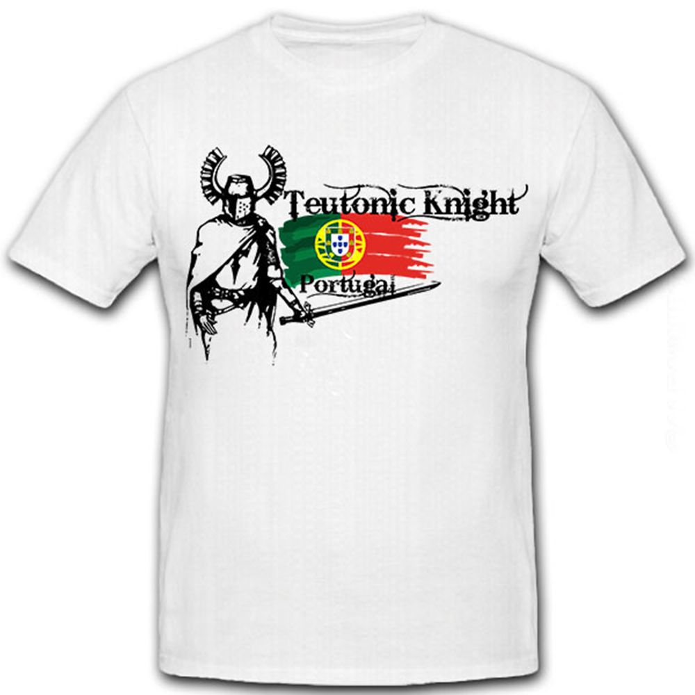 Teutonic Knight Portugal deutscher Ritterorden Ritter Schwert - T Shirt #8573 