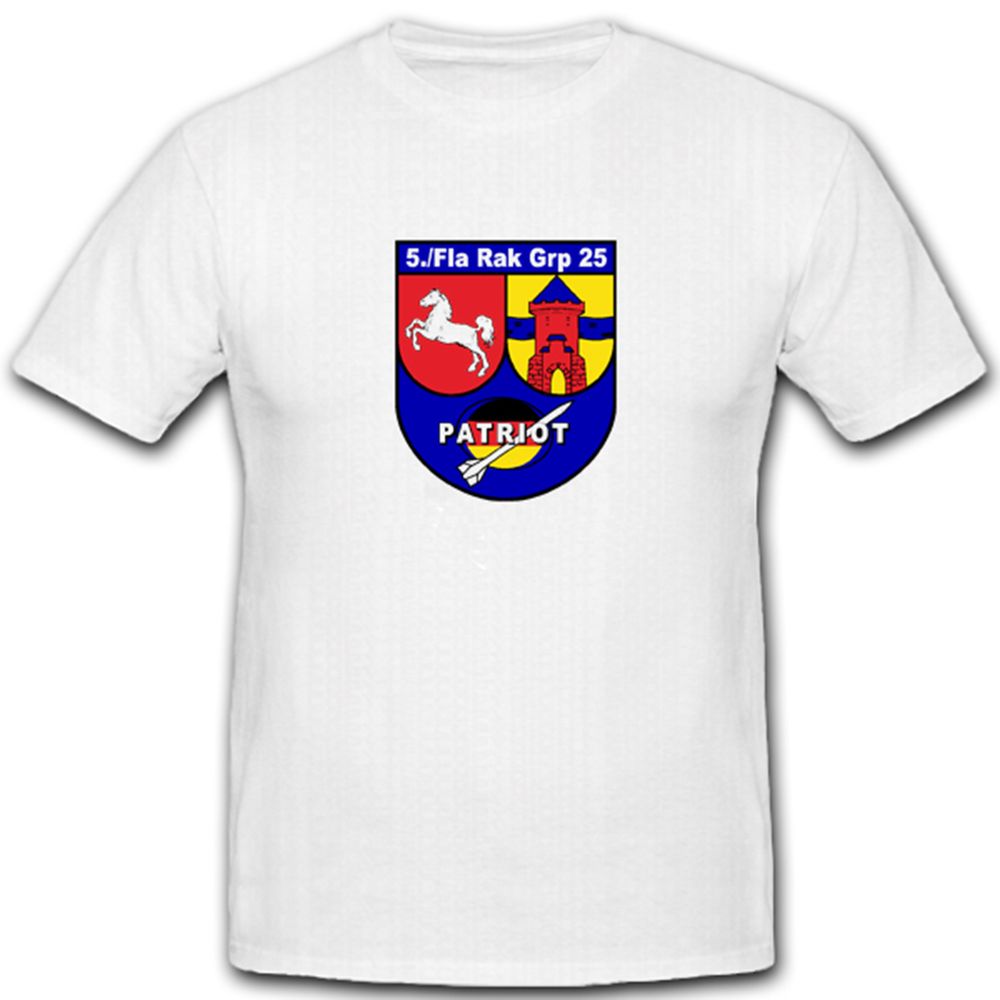5./FlaRakGrp 25 5 Staffel Flugabwehrraketengruppe FlaRakGrp - T Shirt #4703