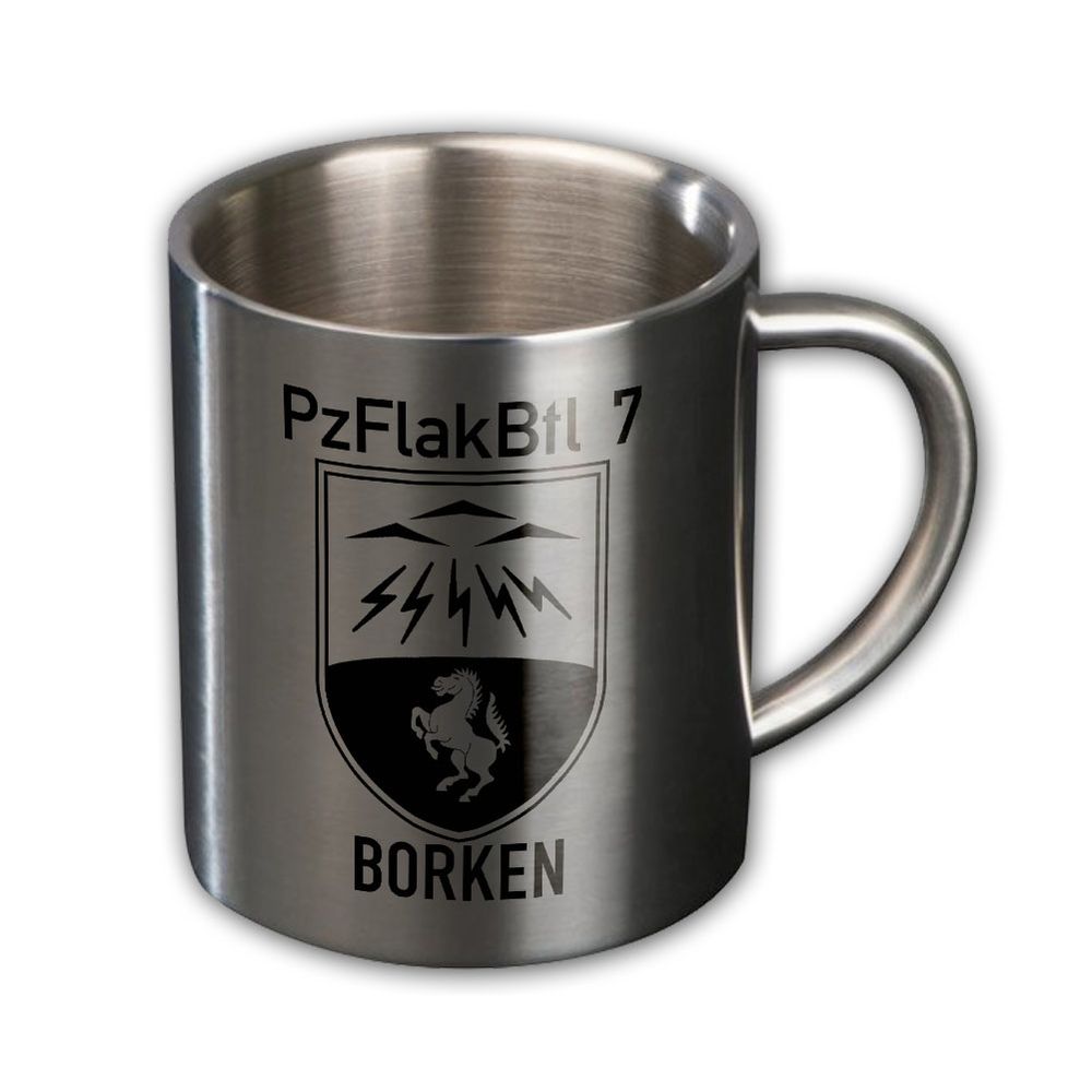 Metallbecher PzFlakBtl 7 Borken Flakpanzer Gepard BW Becher #42230